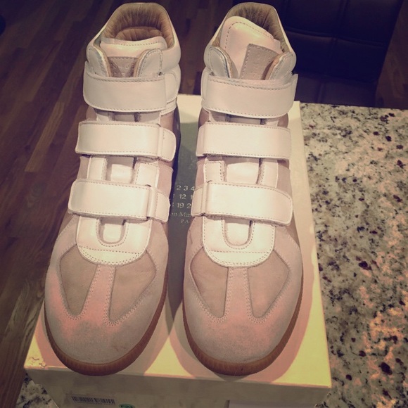 maison martin margiela velcro sneakers